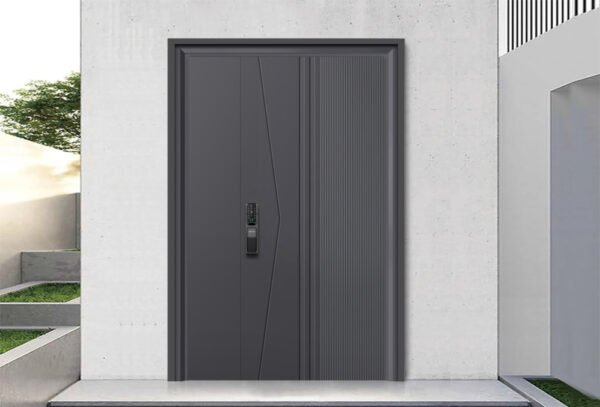 Aluminum Carved Door - Full Red Series