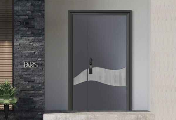 Aluminum Carved Door - Full Red Series - Image 2