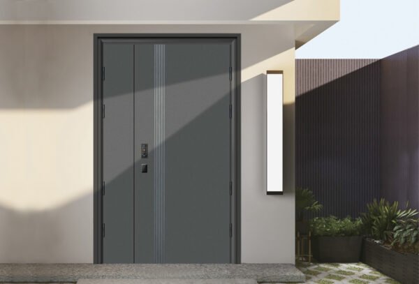 Aluminum Carved Door - Full Red Series - Image 4